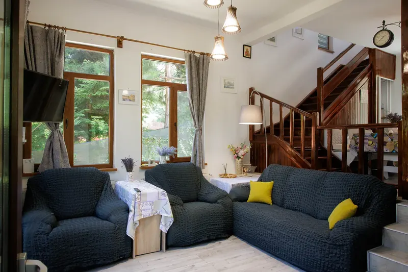 Parter – living și accesul către etaj